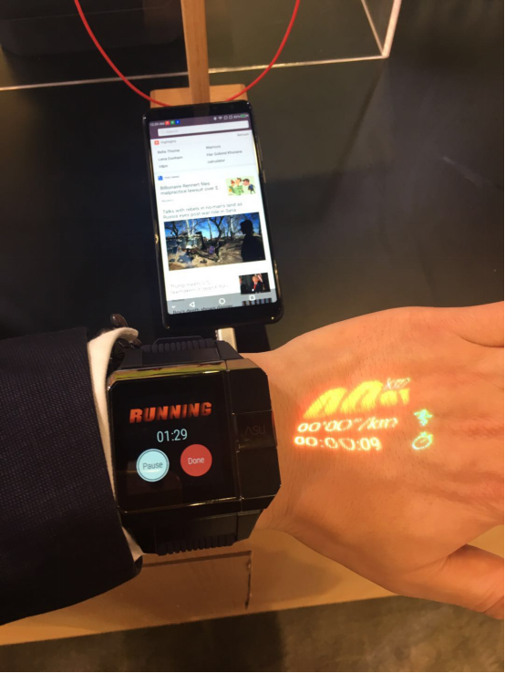 一数科技ASU Watch亮相CES 虚拟触控技术惊艳众人