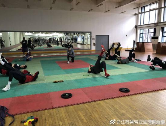 江苏队训练