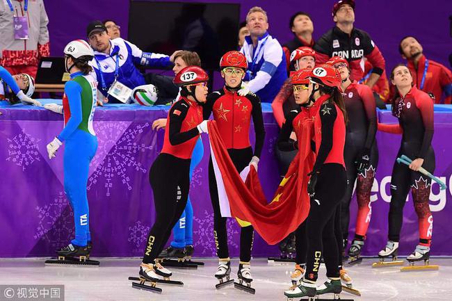 短道速滑中国再次吃到犯规