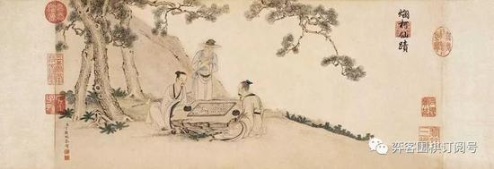 丁观鹏的《烂柯仙迹图》