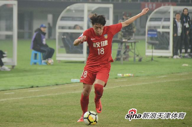 权健的张诚是本土球员的亮点