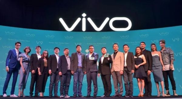 vivo v9泰国发布 刘海屏与面部识别最配