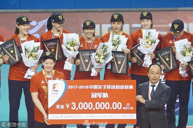 天津女排是冠军