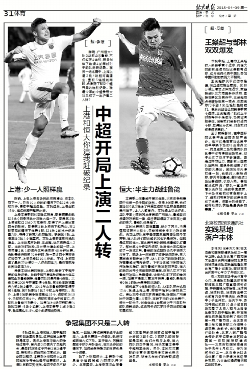 北京晚报版面截图
