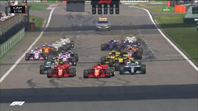 F1中国站发车