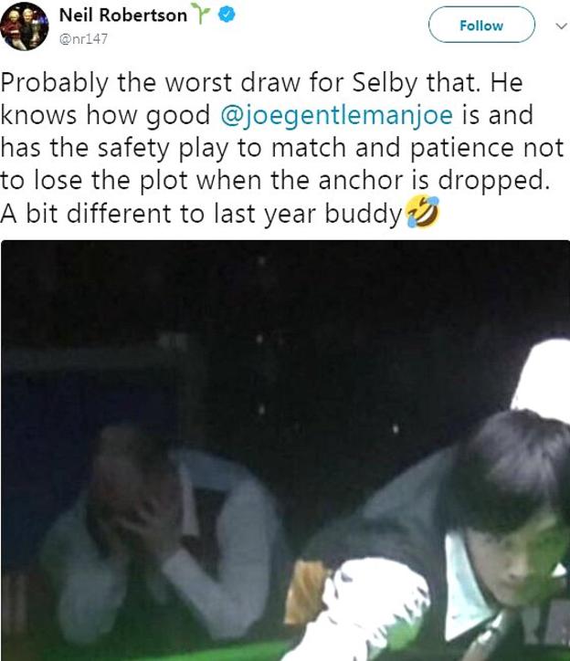 罗伯逊社交媒体截屏