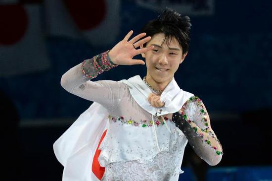 日本名将羽生结弦在中国也有不少粉丝。