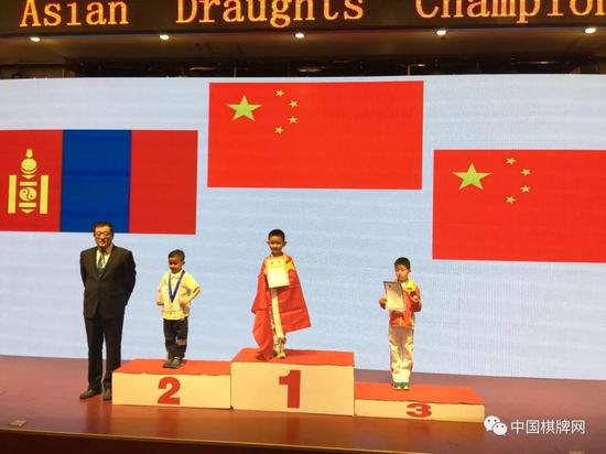 中国国际跳棋代表队合影