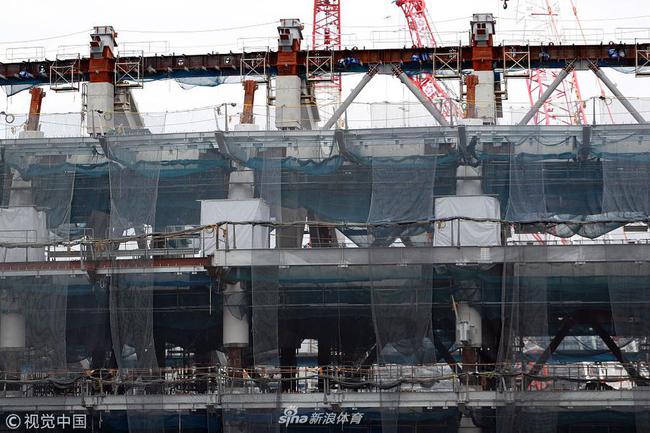 东京奥运场馆建设中