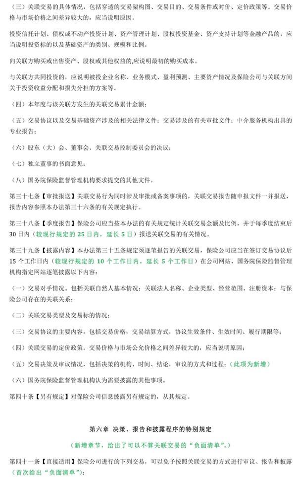 保险关联交易监管法11年后大修 比现行规定有松有紧