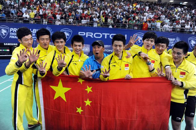 2010年获得汤姆斯杯冠军