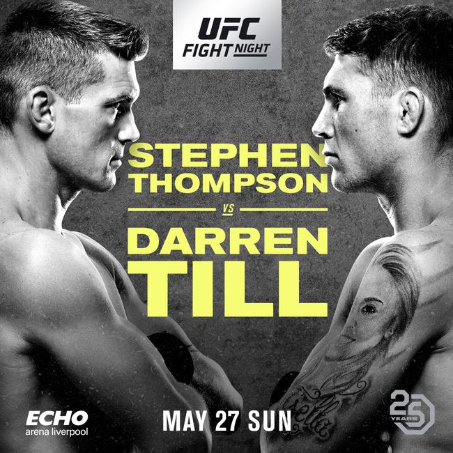 UFC Fight Night 130 汤普森 VS 提尔