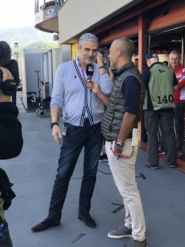 阿德里巴贝内亮相MotoGP意大利站