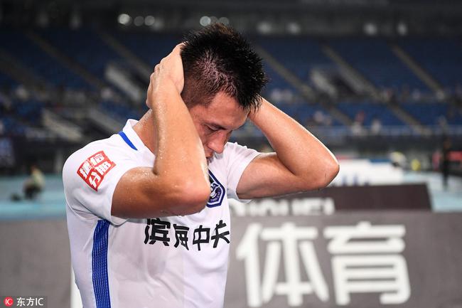 买提江赛后很沮丧