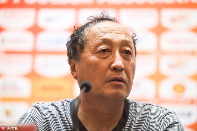 亚泰主帅陈金刚出席赛后发布会