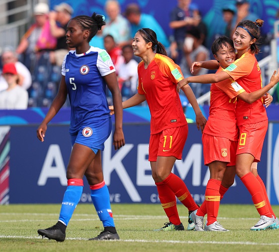 中国U20女足2-1击败海地