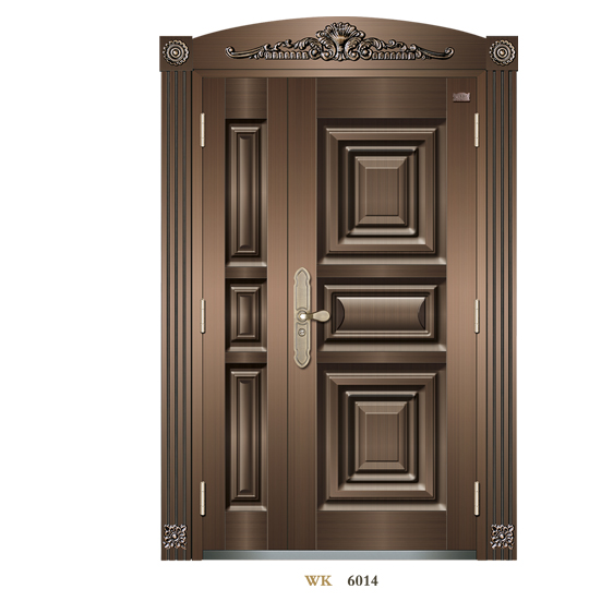 铜门系列庭院门、豪华办公室门、酒店门设计、天津伟业制作及安装