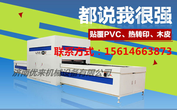 广东省高州市高光PVC木皮正负压覆膜机，雕刻机厂家一年质保