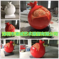 深圳供应四川玻璃钢番石榴雕塑定制价格多少钱