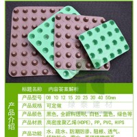 台州车库排水板防护型高分子塑料排水片材