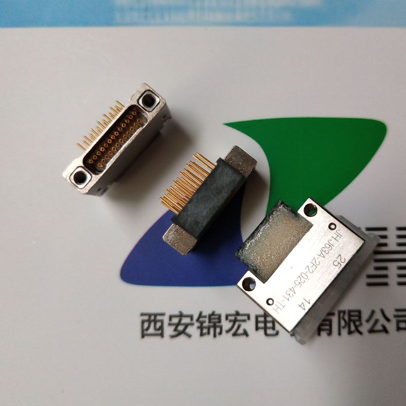 PCB板使用J63A_2F2_025_431_TH弯插连接器