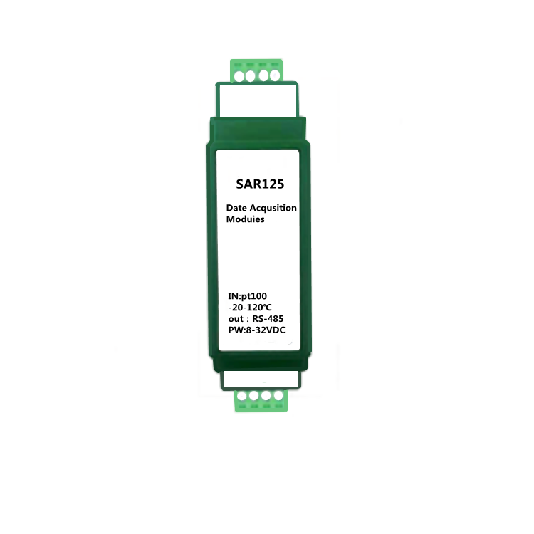 pt100转RS-485,热电阻温Modbus数据采集模块