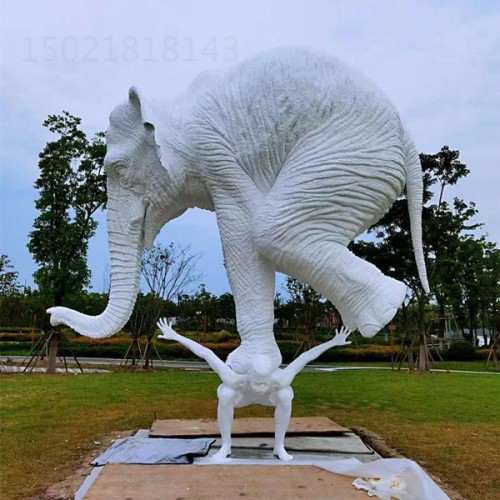 阜阳艺术欣赏白铜大象雕塑 铸铜定制