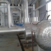 防腐保温工程公司换热站设备蒸压釜铁皮保温施工