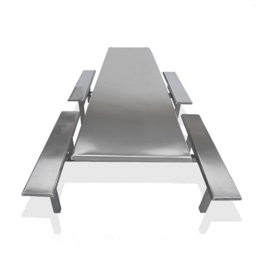 东莞康胜八人位餐桌椅 不锈钢加工制造承重能力强