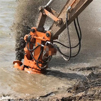 挖机铰刀抽砂泵 双绞吸清淤泥砂泵