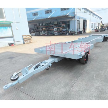 18吨牵引式船舶舯段转运工具平板拖车