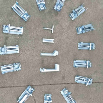 304不锈钢夹持器导料槽防溢裙板卡子