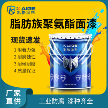 广州凯格丙烯酸聚氨酯面漆 桥梁护栏抗盐雾工业漆
