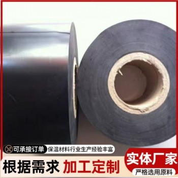 地埋聚氨酯保温管用热熔套 聚乙烯黑色接口皮子厂家