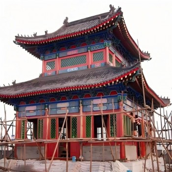 仿古钢结构-钢结构仿古建筑-钢结构古建筑
