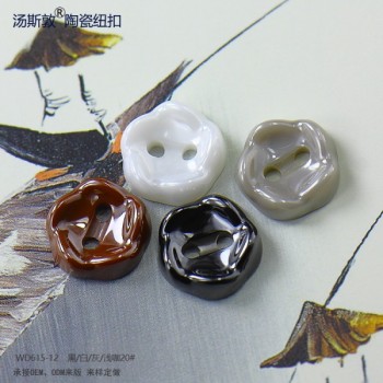 汤斯敦花朵陶瓷衬衫纽扣 多颜色选择